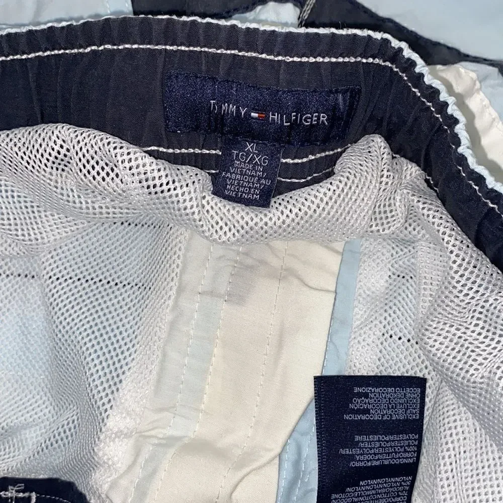 Tommy Hilfiger Men's Built-In Mesh‎ Brief Swimwear Boardshorts Blue XL